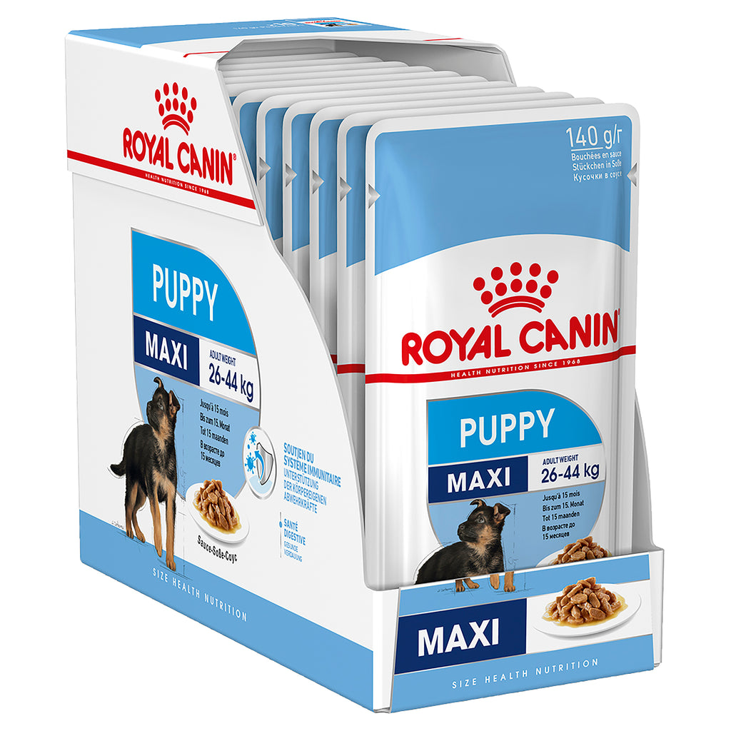 Royal Canin Maxi Puppy in Gravy 140g