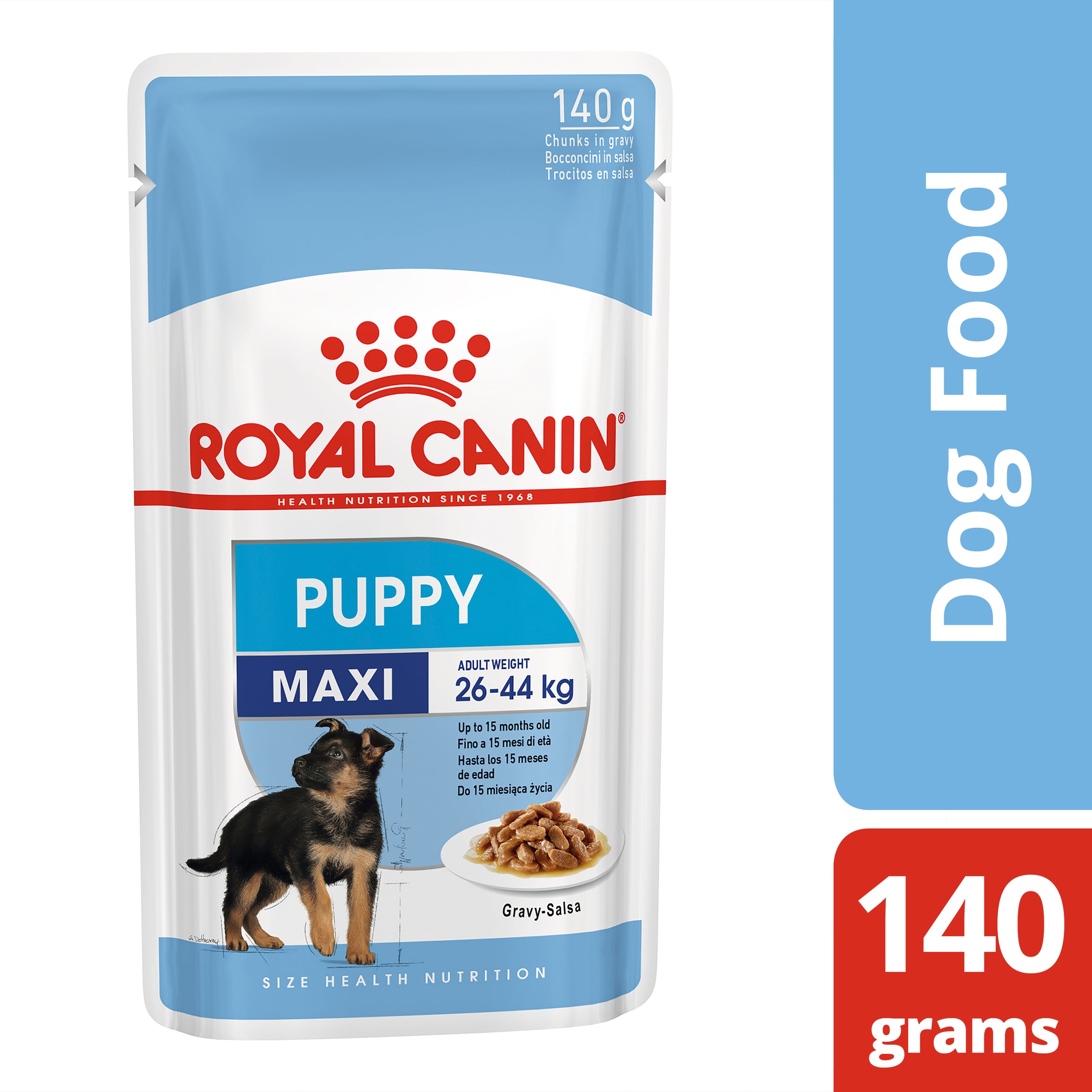 Royal Canin Maxi Puppy in Gravy 140g