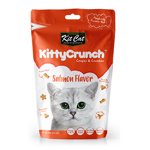 Kit Cat Kitty Crunch Treat Salmon 60g