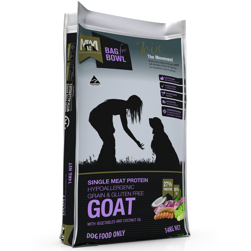 Meals for Mutts Single Protien Grain Free Goat 2.5-14kg