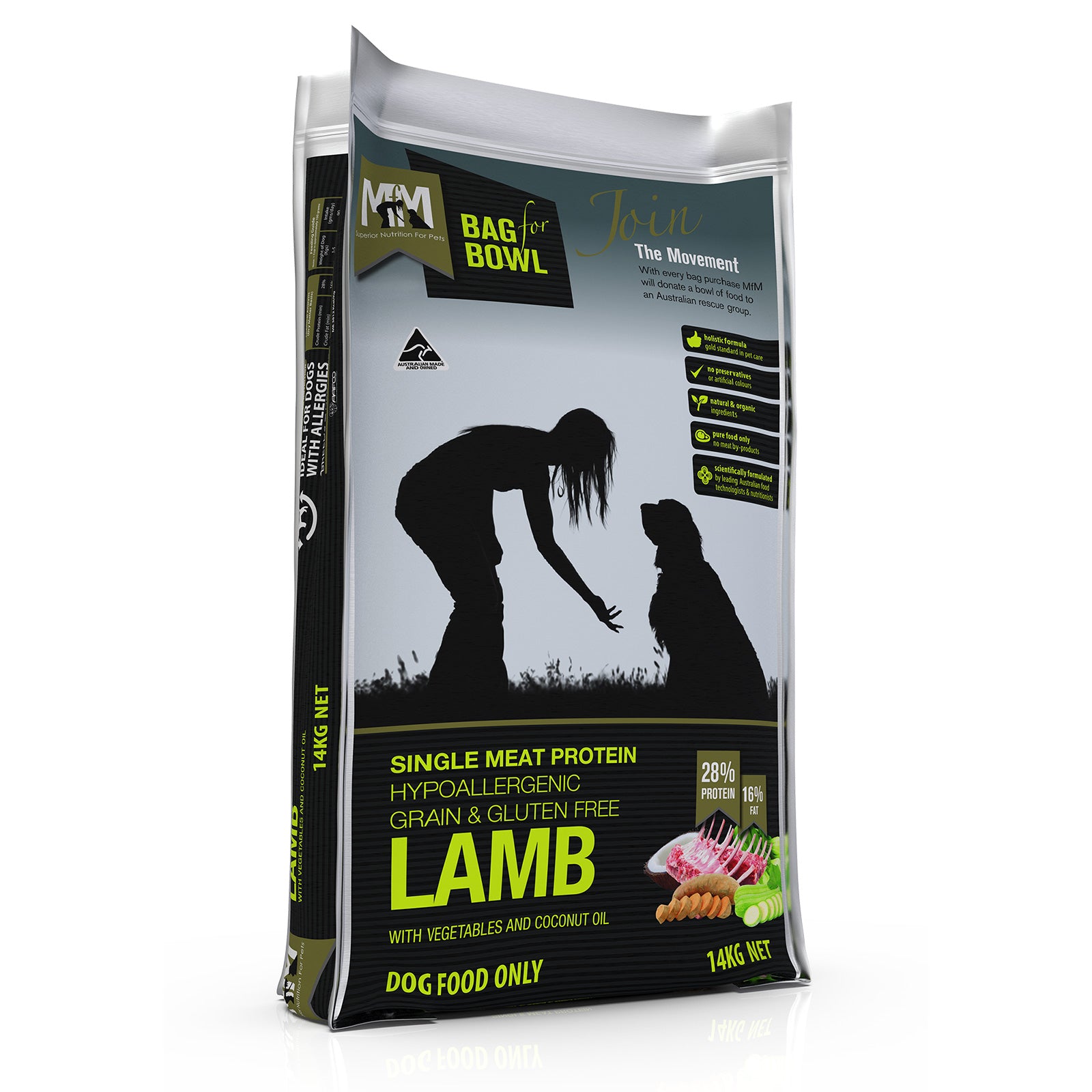Meals for Mutts Single Protien Grain Free Lamb 2.5-14kg