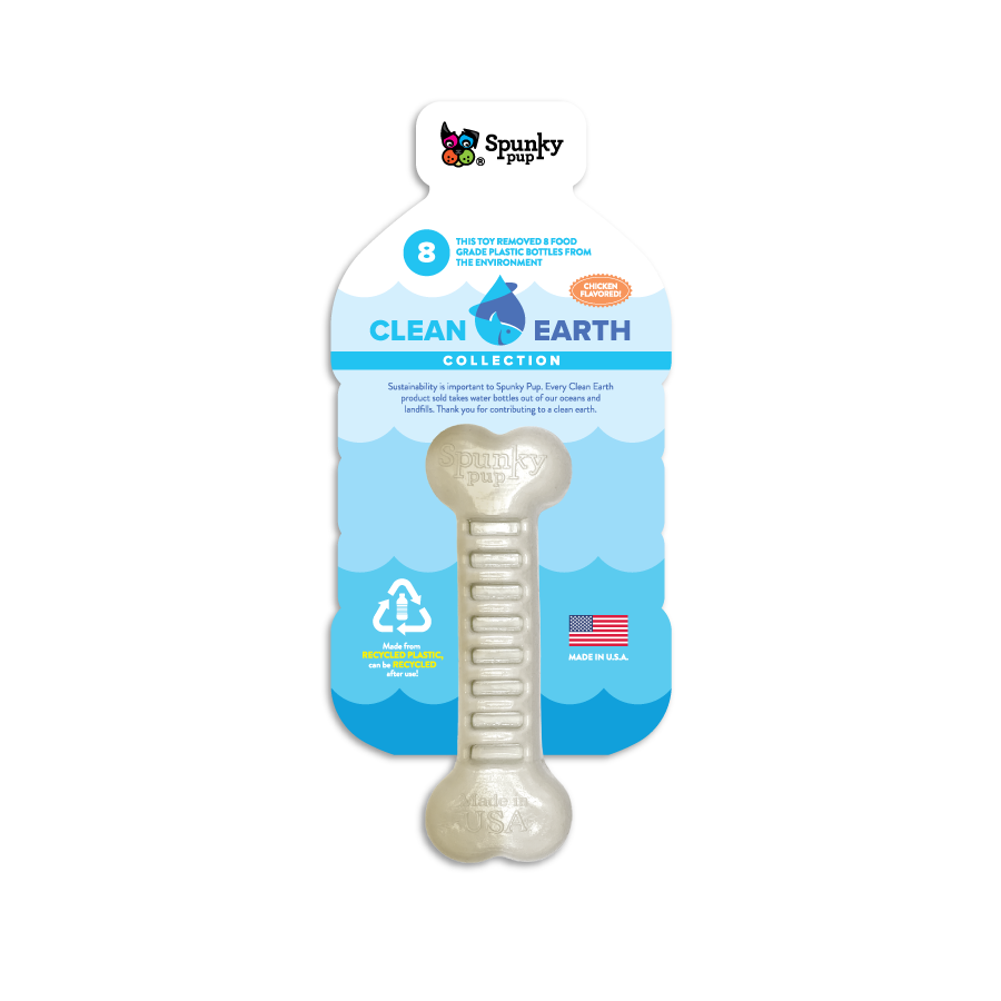 Spunky Pup Clean Earth Recycled Bone