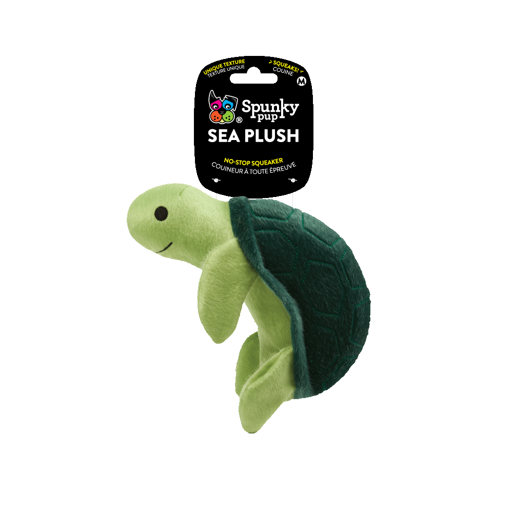 Spunky Pup Sea Plush Turtle