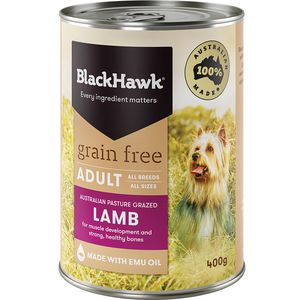 Black Hawk Grain Free Lamb Can 400g