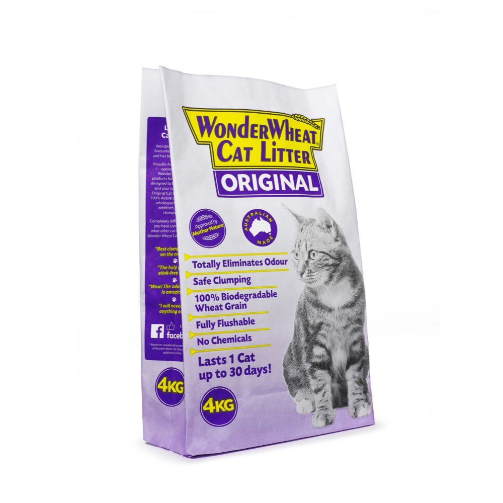 Wonder Wheat Cat Litter Original 4kg
