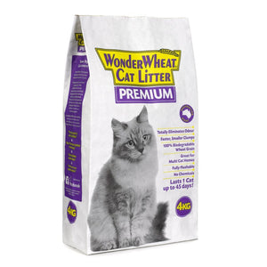 Wonder Wheat Cat Litter Premium 4kg