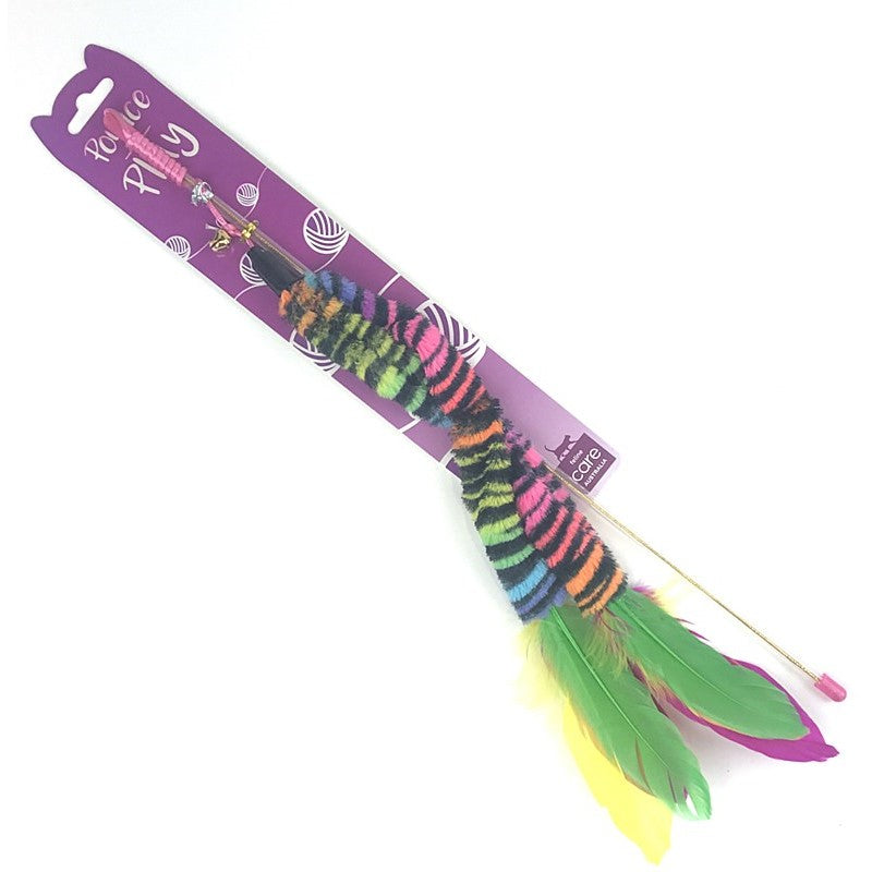 Cat Toy Teaser Wand Rainbow